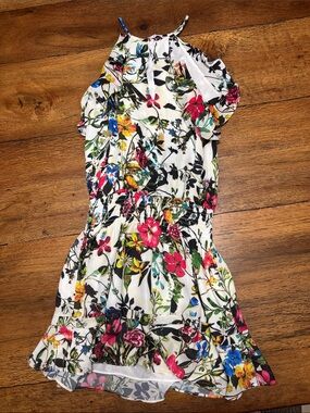 Parker Floral Dress with cinched waist